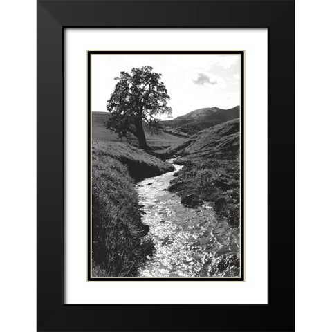 Stream Forward Black Modern Wood Framed Art Print with Double Matting by Koetsier, Albert