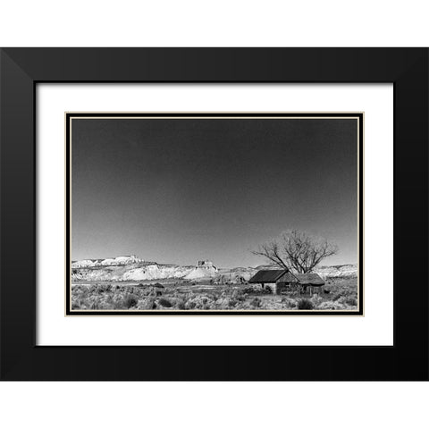 Desert Oasis Black Modern Wood Framed Art Print with Double Matting by Koetsier, Albert