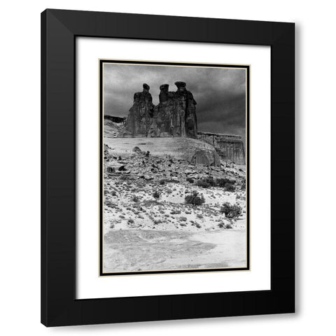 Majestic Beings 2 Black Modern Wood Framed Art Print with Double Matting by Koetsier, Albert