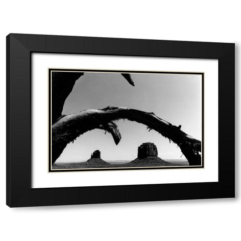 Reaching Over Black Modern Wood Framed Art Print with Double Matting by Koetsier, Albert