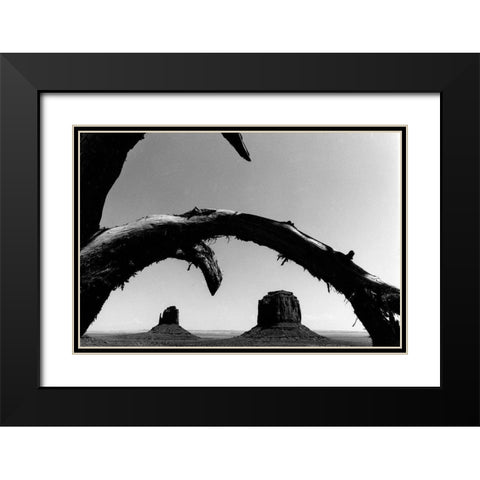 Reaching Over Black Modern Wood Framed Art Print with Double Matting by Koetsier, Albert