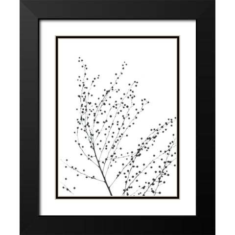 Pretty And Delicate Black Modern Wood Framed Art Print with Double Matting by Koetsier, Albert