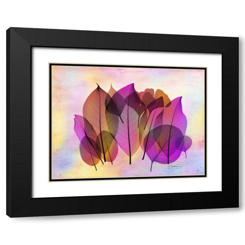 Retroluxed Compostion 2 Black Modern Wood Framed Art Print with Double Matting by Koetsier, Albert