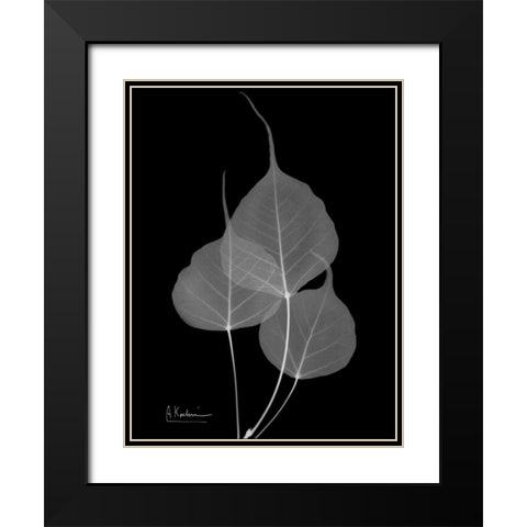 BoTree E158 Black Modern Wood Framed Art Print with Double Matting by Koetsier, Albert