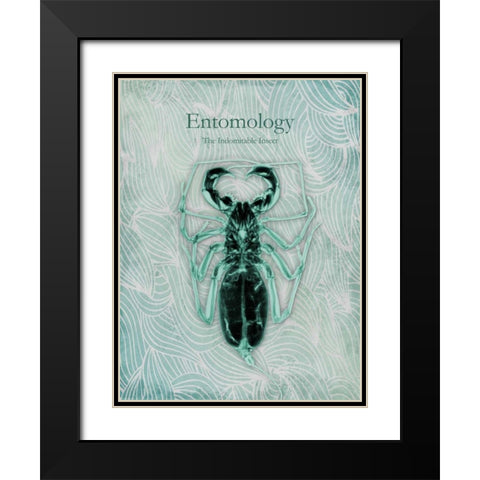 Indomitable Insect Black Modern Wood Framed Art Print with Double Matting by Koetsier, Albert