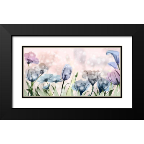 Garden Of Wonders 1 Black Modern Wood Framed Art Print with Double Matting by Koetsier, Albert