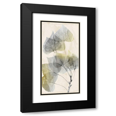 Golden Flaked Black Modern Wood Framed Art Print with Double Matting by Koetsier, Albert