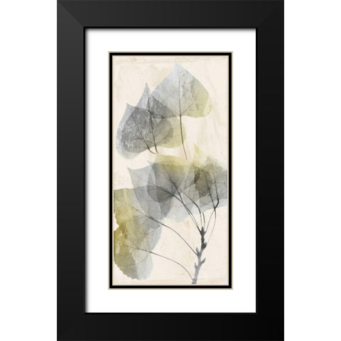 Golden Flaked Black Modern Wood Framed Art Print with Double Matting by Koetsier, Albert