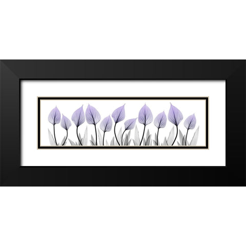 Violet Extension 1 Black Modern Wood Framed Art Print with Double Matting by Koetsier, Albert