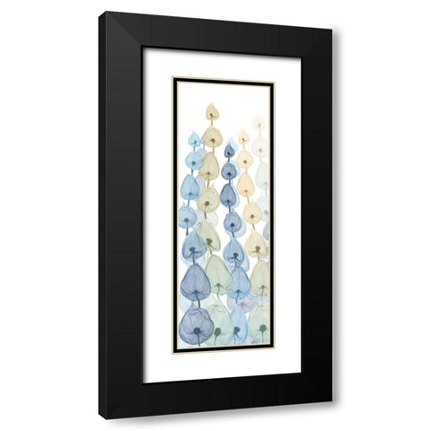 Lanterns On White 4 Black Modern Wood Framed Art Print with Double Matting by Koetsier, Albert