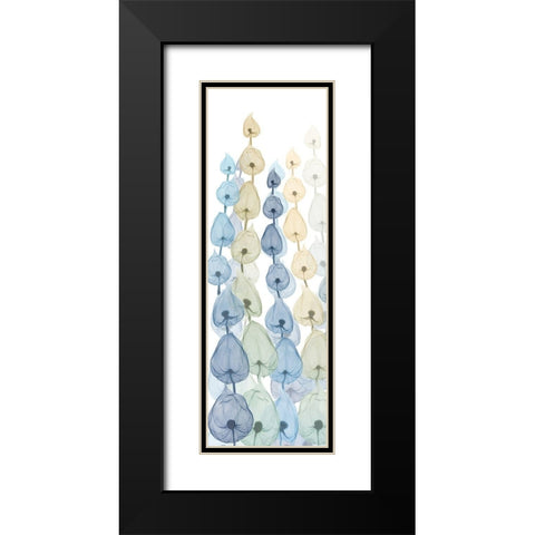 Lanterns On White 4 Black Modern Wood Framed Art Print with Double Matting by Koetsier, Albert