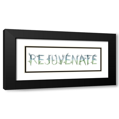 Rejuvenate Black Modern Wood Framed Art Print with Double Matting by Koetsier, Albert