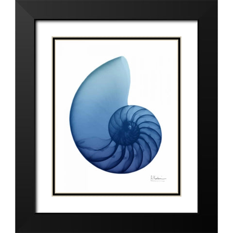 Scenic Water Snail 2 Black Modern Wood Framed Art Print with Double Matting by Koetsier, Albert