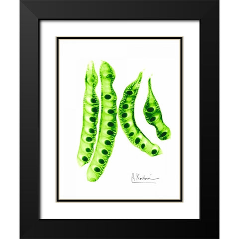 Carob Formation 2 Black Modern Wood Framed Art Print with Double Matting by Koetsier, Albert