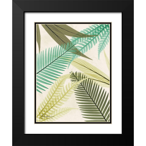 Mesozoic Travels 3 Black Modern Wood Framed Art Print with Double Matting by Koetsier, Albert