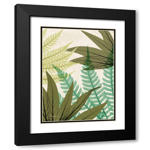 Mesozoic Timewarp 2 Black Modern Wood Framed Art Print with Double Matting by Koetsier, Albert