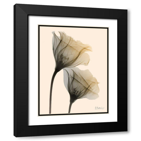 Neutral Lovers 1 Black Modern Wood Framed Art Print with Double Matting by Koetsier, Albert