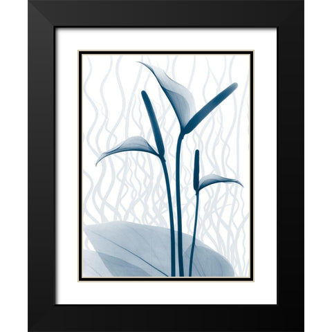 Blue Dawn 1 Black Modern Wood Framed Art Print with Double Matting by Koetsier, Albert