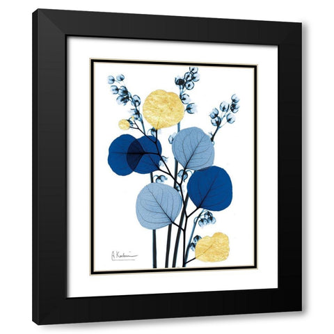 Embraced Fusion 2 Black Modern Wood Framed Art Print with Double Matting by Koetsier, Albert