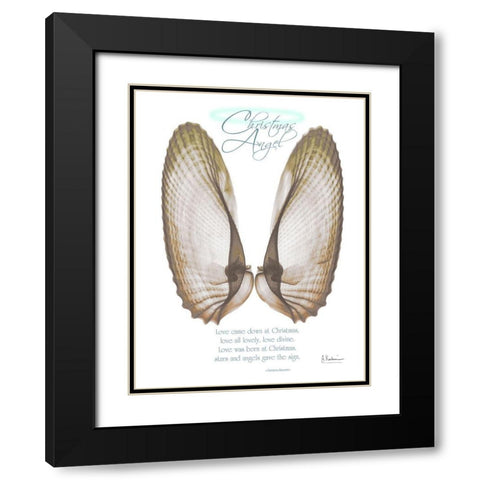 Christmas Morning Wings Black Modern Wood Framed Art Print with Double Matting by Koetsier, Albert