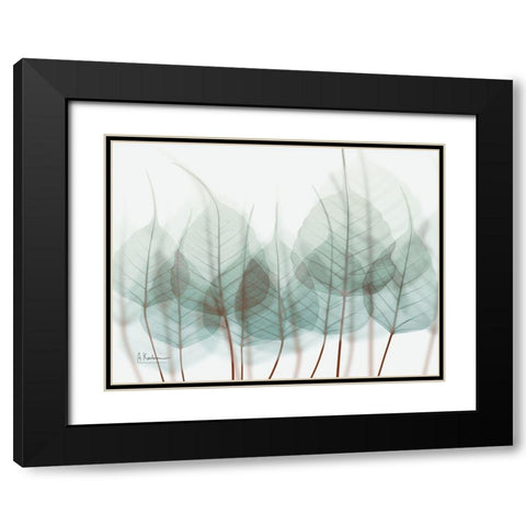 Unfocused Divergent 2 Black Modern Wood Framed Art Print with Double Matting by Koetsier, Albert