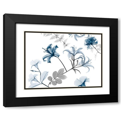 Sweet Bouquet 4 Black Modern Wood Framed Art Print with Double Matting by Koetsier, Albert