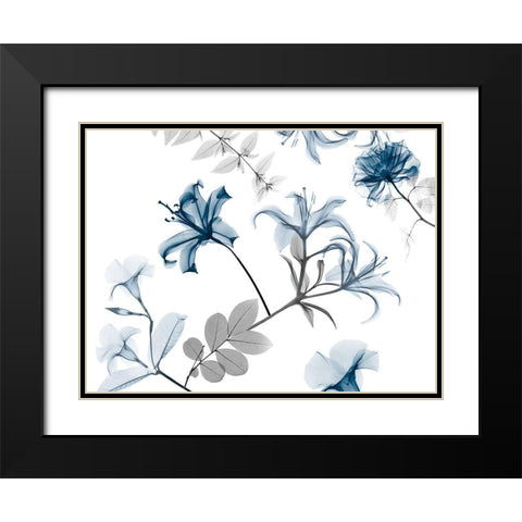 Sweet Bouquet 4 Black Modern Wood Framed Art Print with Double Matting by Koetsier, Albert