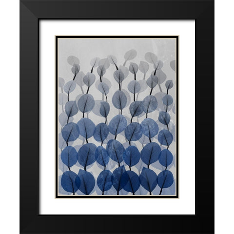 Sapphire Forest 2 Black Modern Wood Framed Art Print with Double Matting by Koetsier, Albert