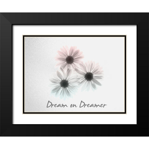 Dream on Dreamer Margarithe Black Modern Wood Framed Art Print with Double Matting by Koetsier, Albert