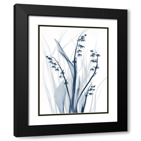 Radiant Blues 2 Black Modern Wood Framed Art Print with Double Matting by Koetsier, Albert