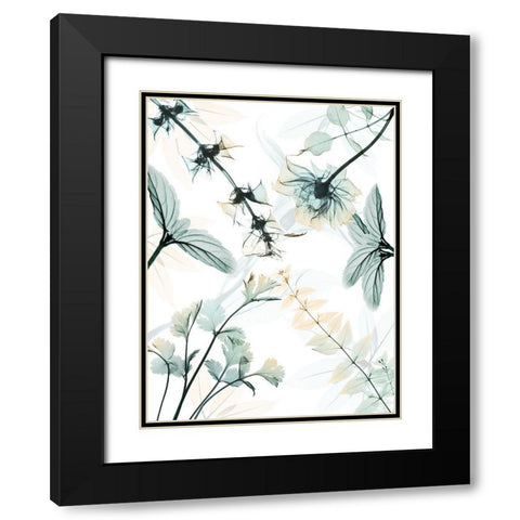 Reaching Beauty 2 Black Modern Wood Framed Art Print with Double Matting by Koetsier, Albert