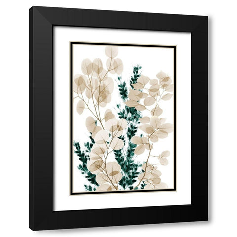 Bronze Bouquet 2 Black Modern Wood Framed Art Print with Double Matting by Koetsier, Albert