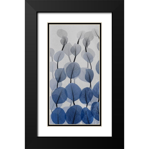 Sapphire Bunch 1 Black Modern Wood Framed Art Print with Double Matting by Koetsier, Albert