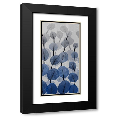 Sapphire Bunch 2 Black Modern Wood Framed Art Print with Double Matting by Koetsier, Albert