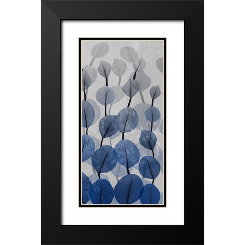 Sapphire Bunch 2 Black Modern Wood Framed Art Print with Double Matting by Koetsier, Albert