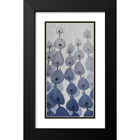 Sapphire Bunch 3 Black Modern Wood Framed Art Print with Double Matting by Koetsier, Albert