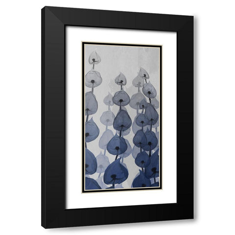 Sapphire Bunch 4 Black Modern Wood Framed Art Print with Double Matting by Koetsier, Albert