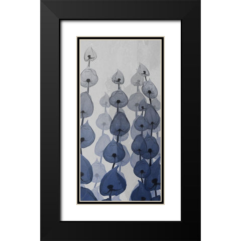 Sapphire Bunch 4 Black Modern Wood Framed Art Print with Double Matting by Koetsier, Albert