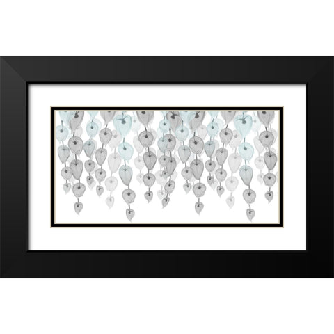 Lantern Sea Cascade 2 Black Modern Wood Framed Art Print with Double Matting by Koetsier, Albert