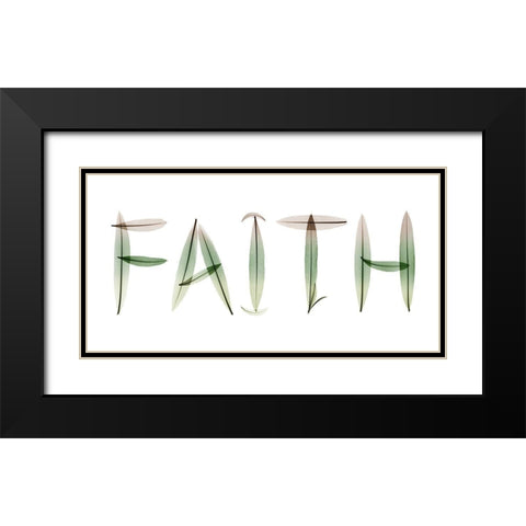 Faith Black Modern Wood Framed Art Print with Double Matting by Koetsier, Albert