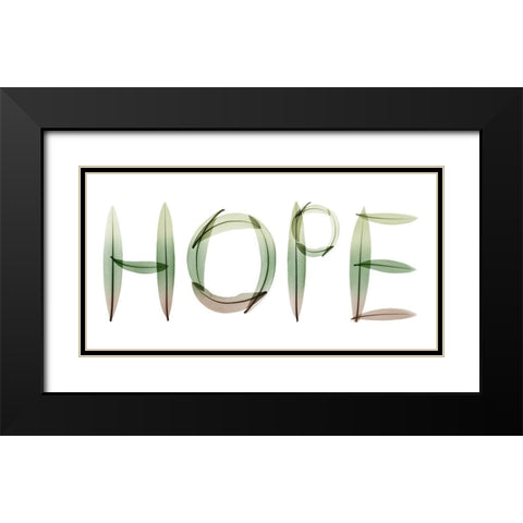 Hope Black Modern Wood Framed Art Print with Double Matting by Koetsier, Albert