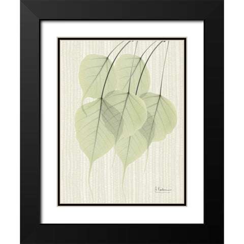 Bo Tree E158 Black Modern Wood Framed Art Print with Double Matting by Koetsier, Albert