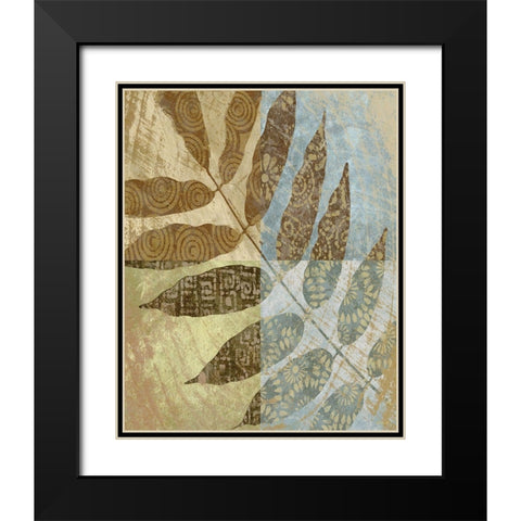 Branch of Life 1 Black Modern Wood Framed Art Print with Double Matting by Saunders, Alonzo