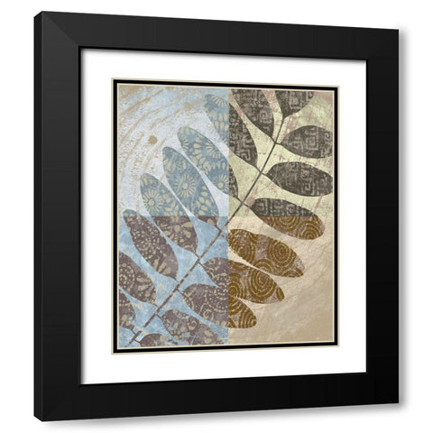Branch of Life 2 Black Modern Wood Framed Art Print with Double Matting by Saunders, Alonzo