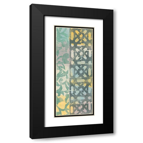 Decorative Life 1 Black Modern Wood Framed Art Print with Double Matting by Saunders, Alonzo