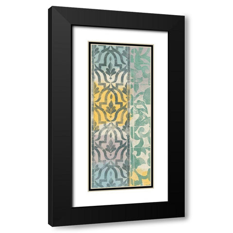 Decorative Life 2 Black Modern Wood Framed Art Print with Double Matting by Saunders, Alonzo