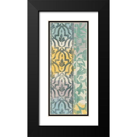 Decorative Life 2 Black Modern Wood Framed Art Print with Double Matting by Saunders, Alonzo