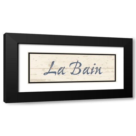 La Bain Black Modern Wood Framed Art Print with Double Matting by Vidal, Alicia