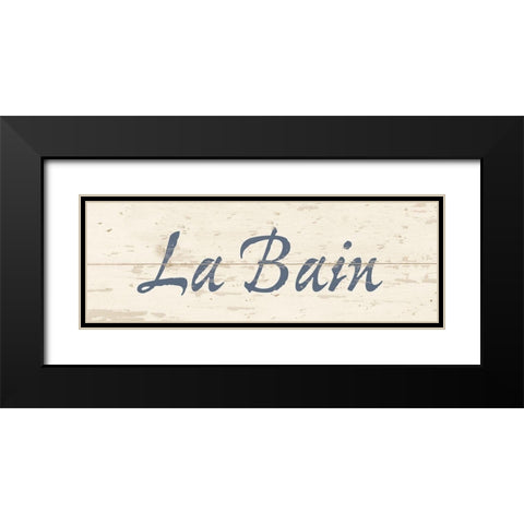 La Bain Black Modern Wood Framed Art Print with Double Matting by Vidal, Alicia