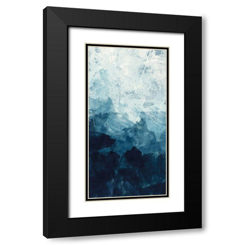 Ocean Flow 2 Black Modern Wood Framed Art Print with Double Matting by Vidal, Alicia
